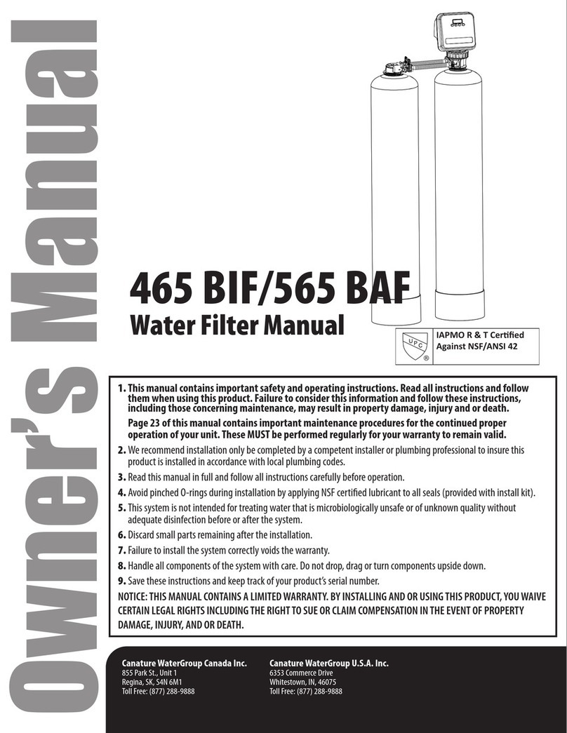 Canature WaterGroup 465 BIF User manual