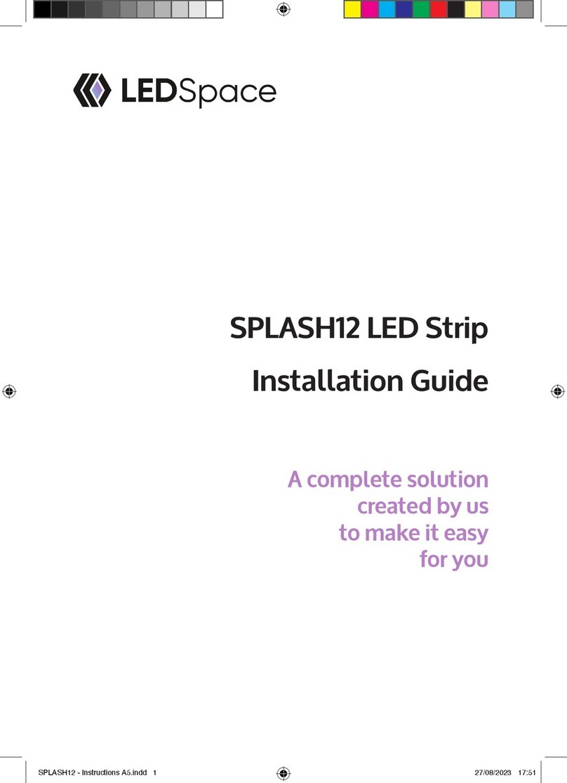 LEDSpace SPLASH12 installation guide
