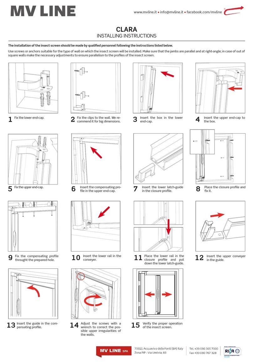 MV LINE CLARA Instruction Manual
