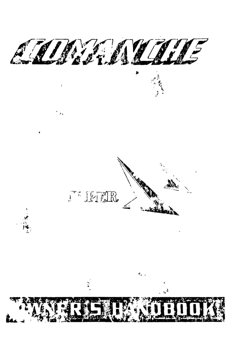 Comanche PIPER PA-24 Owner's handbook