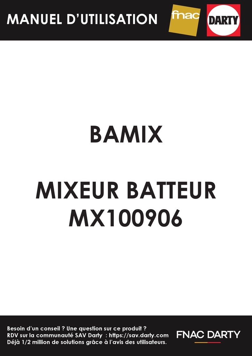 Bamix MX100906 User manual