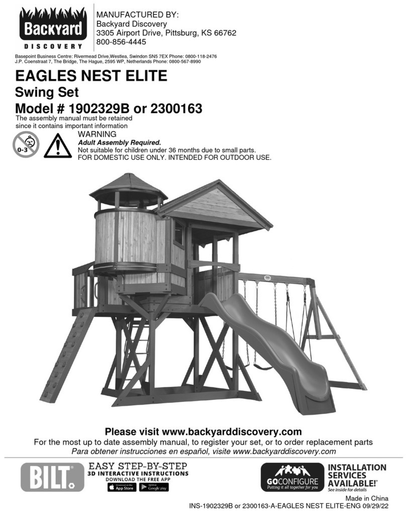 Backyard Discovery EAGLES NEST ELITE User manual