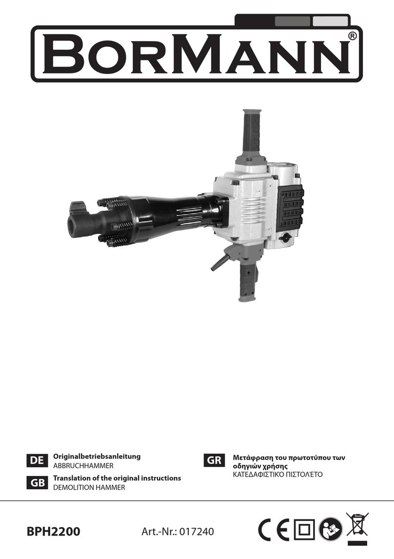 BorMann PRO BPH2200 Translation of the original instructions