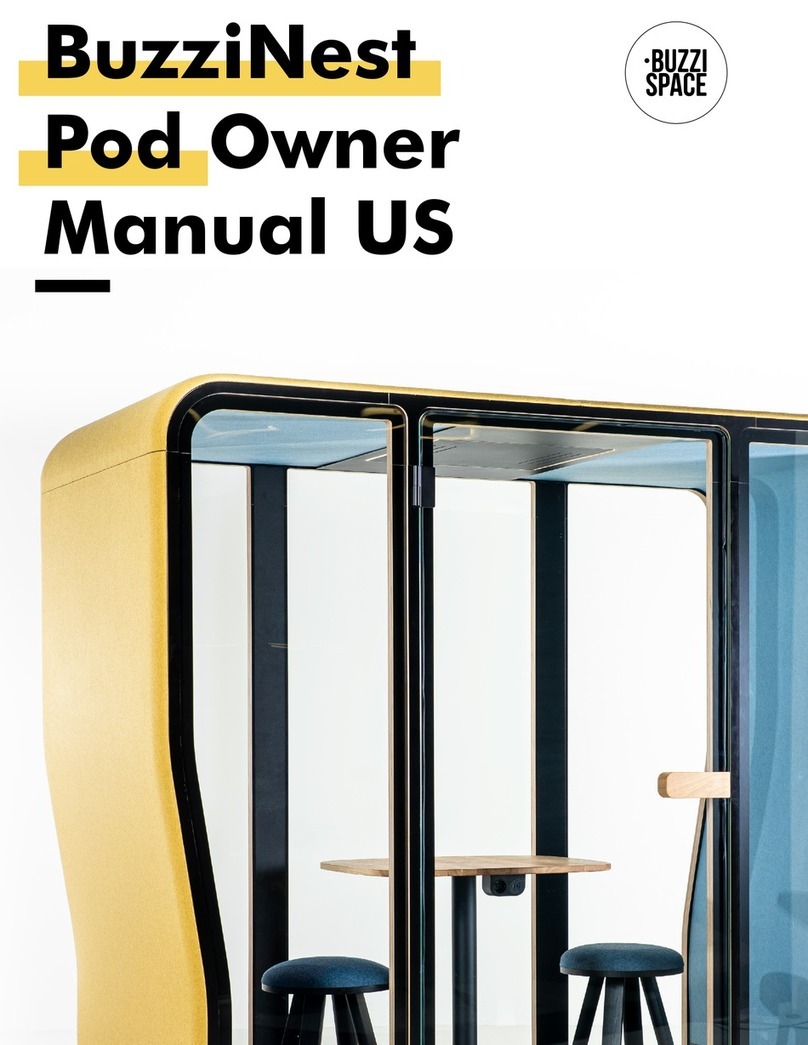 BuzziSpace BuzziNest Pod owner's manual