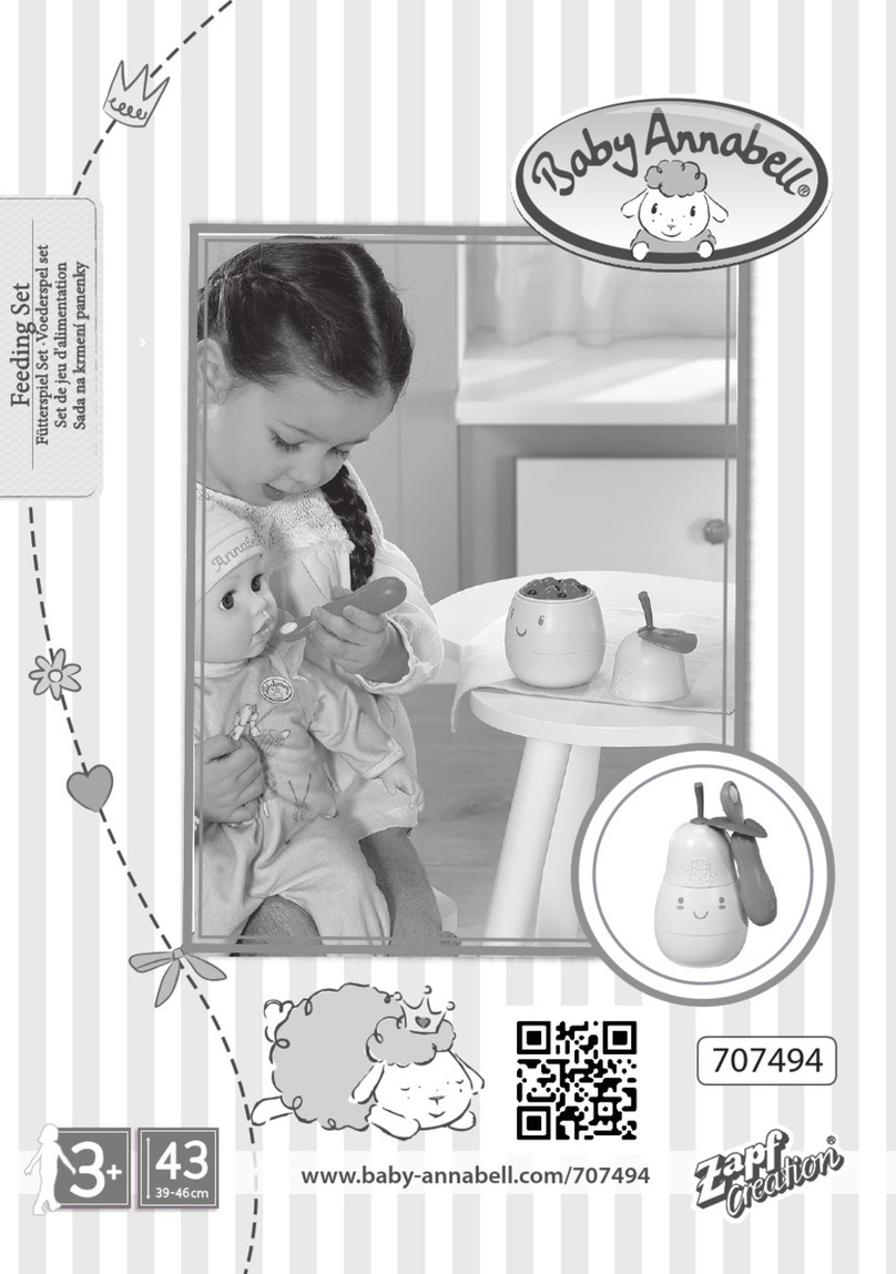 Zapf Creation Baby Annabell Feeding Set User manual
