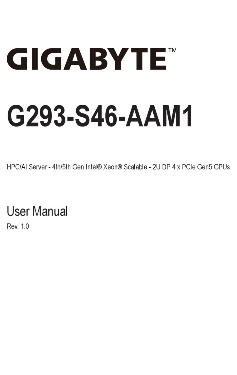 Gigabyte G293-S46-AAM1 User manual