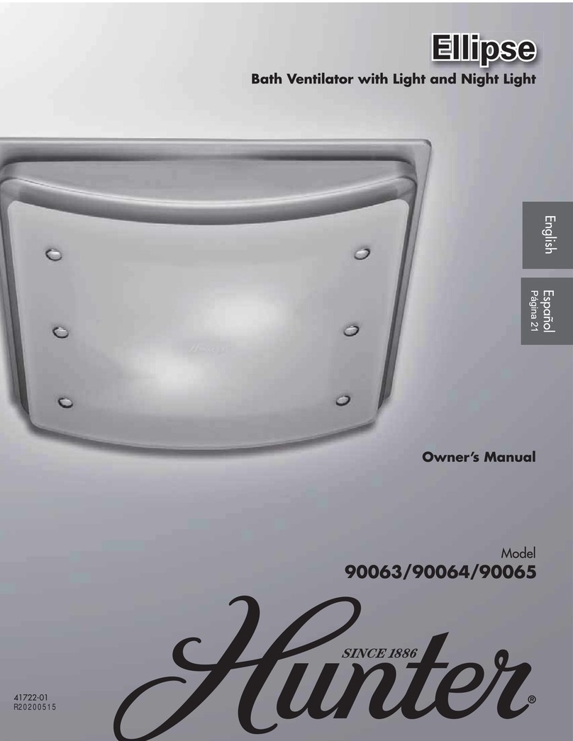 Hunter Ellipse 90063 User manual