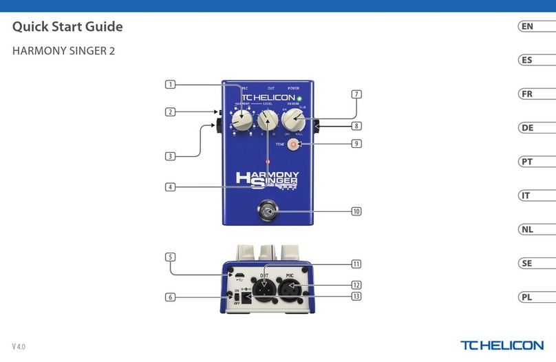 TC-Helicon HARMONY SINGER 2 quick start guide