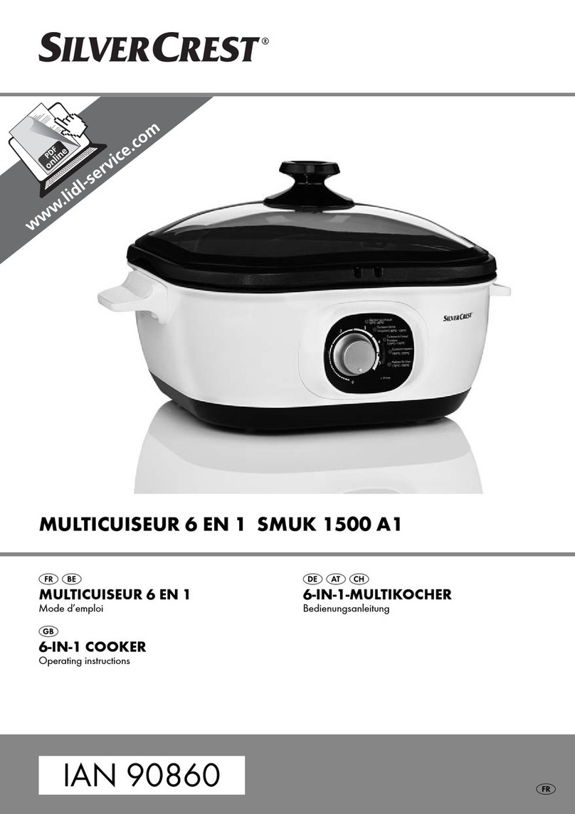Silvercrest SMUK 1500 A1 operating instructions