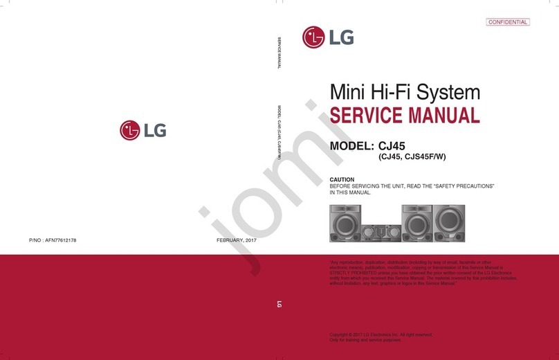 LG CJS45F Service manual