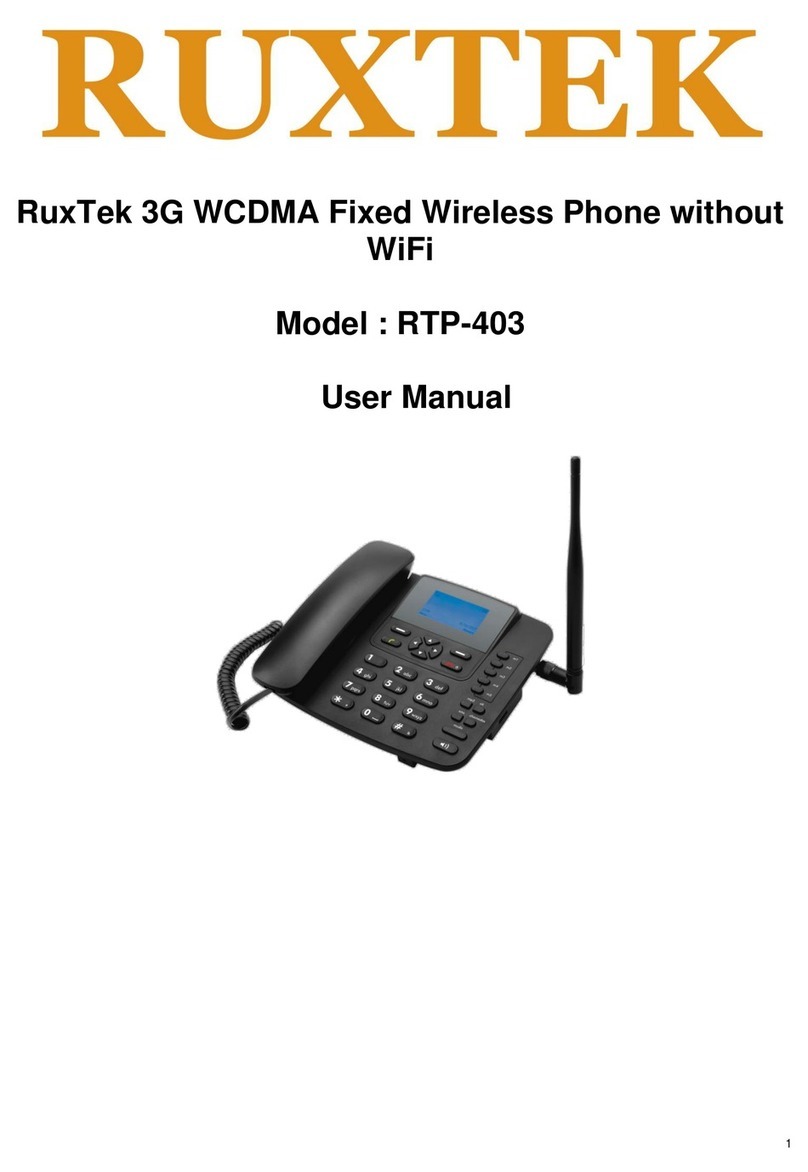 RuxTek RTP-403 user manual