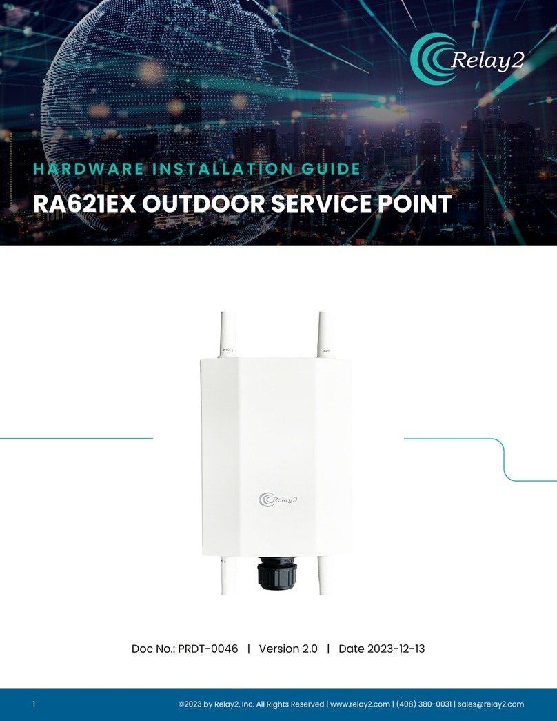 Relay2 RA621EX Hardware installation guide