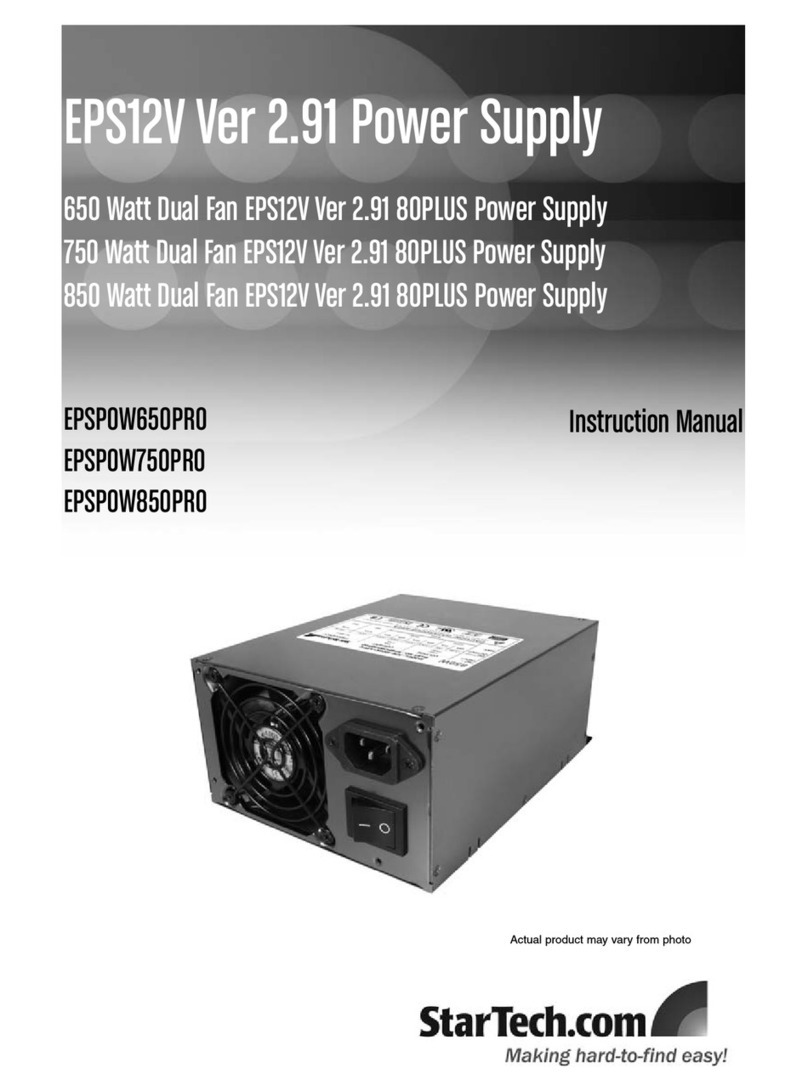 StarTech.com EPS12V instruction manual