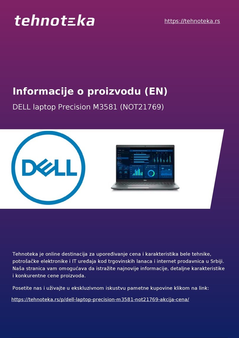 Dell Precision M3581 owner's manual