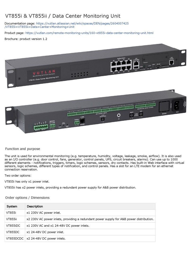 Vutlan VT855i datasheet