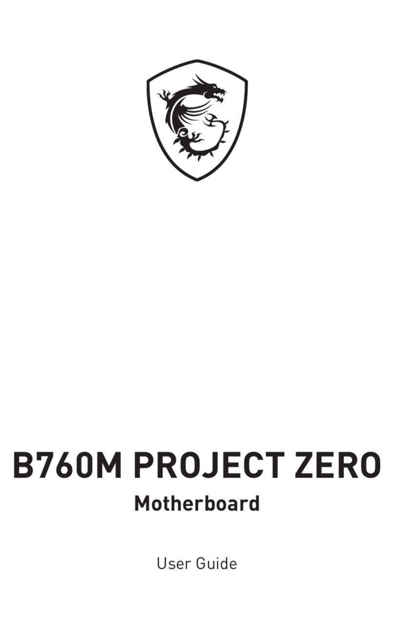 MSI B760M PROJECT ZERO user guide