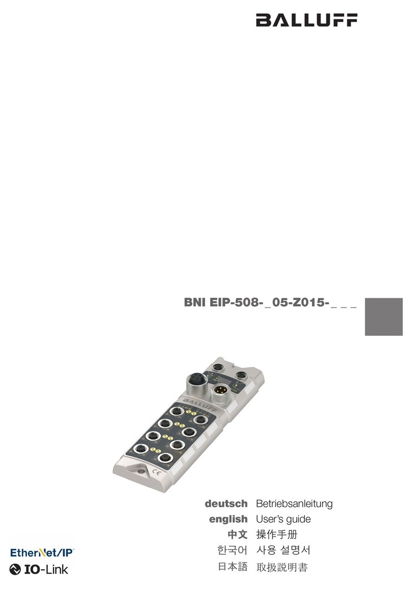 Balluff BNI EIP-508 05-Z015 Series user guide