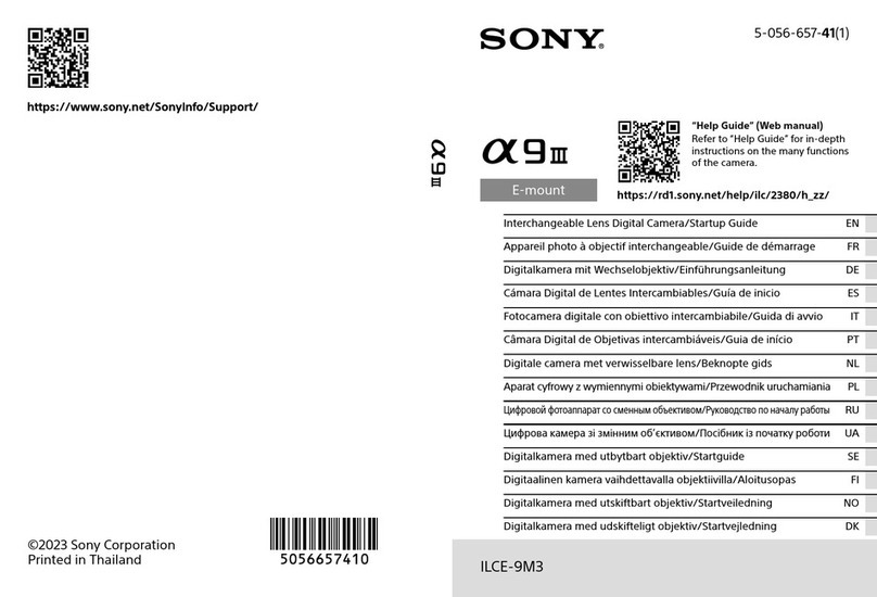 Sony a9III Startup guide