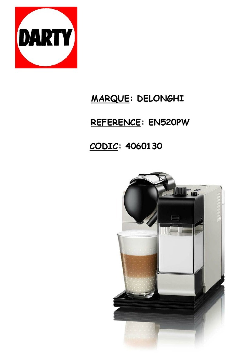 DeLonghi NESPRESSO EN520PW instruction manual