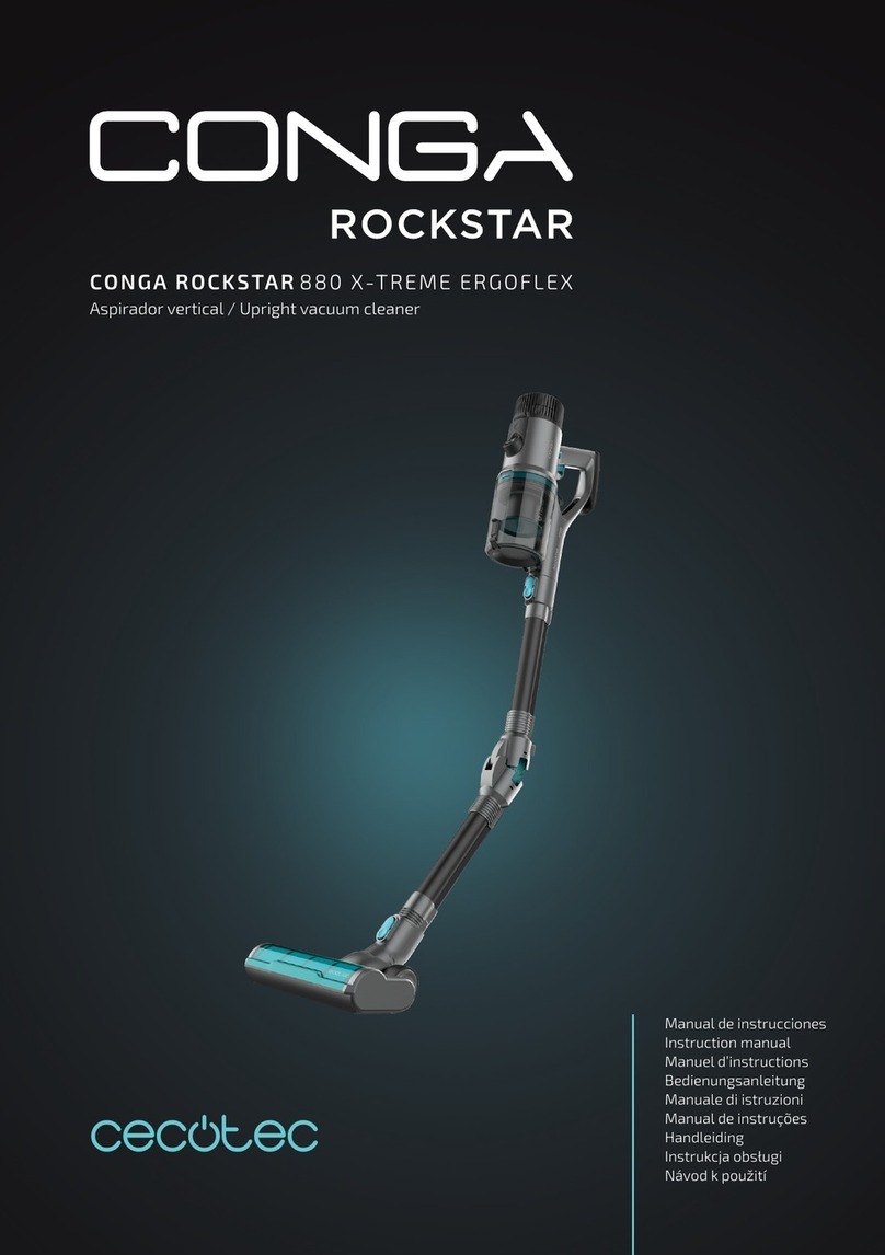 cecotec CONGA ROCKSTAR 880 X-TREME ERGOFLEX User manual cecotec CONGA ROCKSTAR 880 X-TREME ERGOFLEX User manual