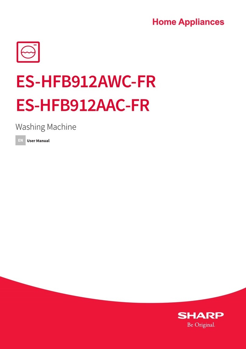 Sharp ES-HFB912AAC-FR User manual