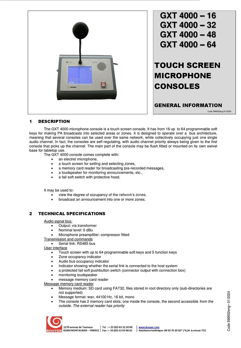Bouyer GXT 4000-16 General information
