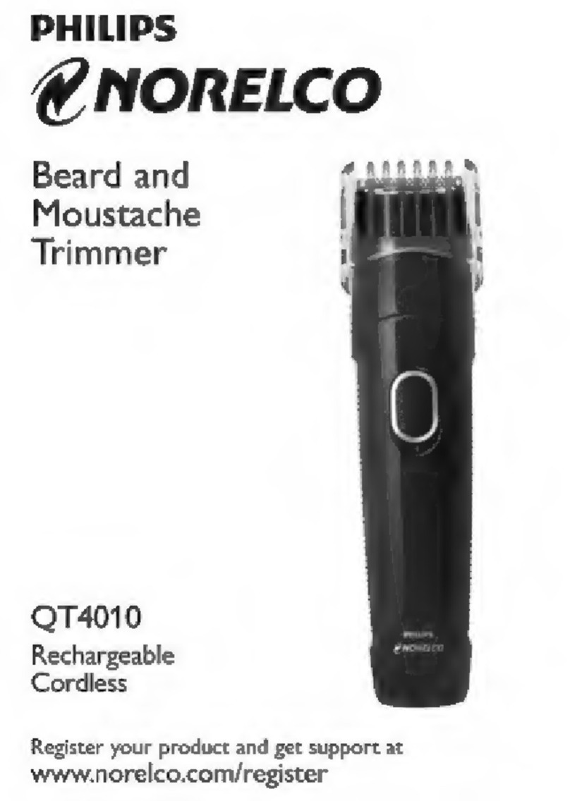 Philips NORELCO QT4010 manual