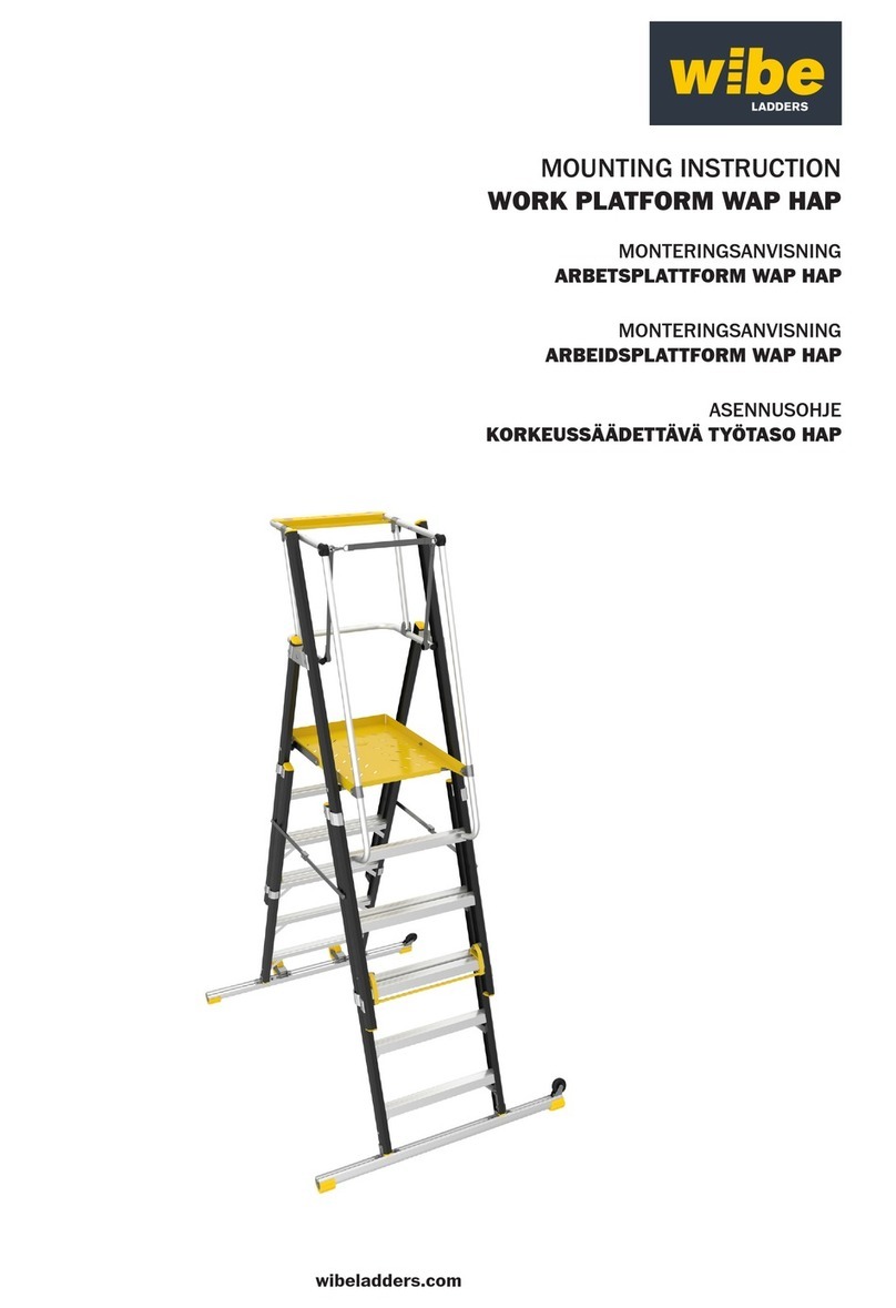 wibe WORK PLATFORM WAP HAP Mounting instruction wibe WORK PLATFORM WAP HAP Mounting instruction