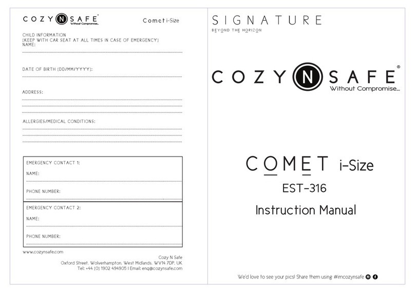 Cozy N Safe COMET EST-136 User manual