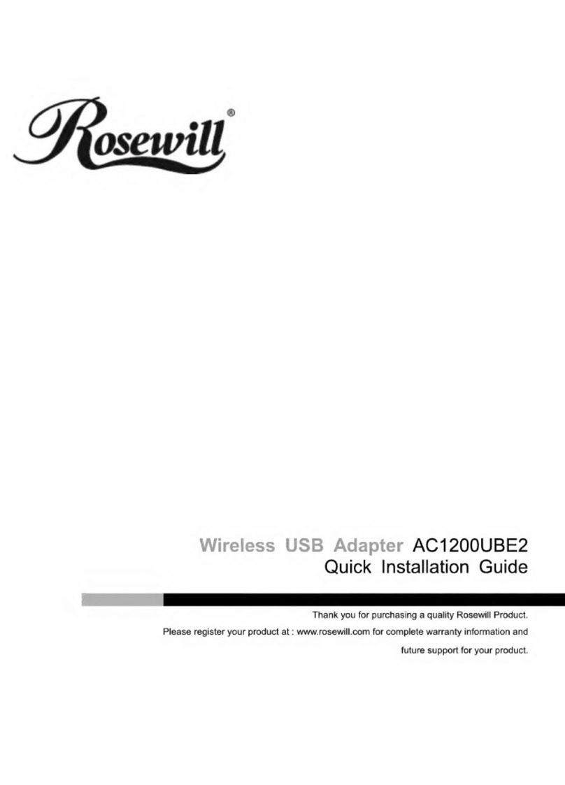 Rosewill AC1200UBE2 User manual