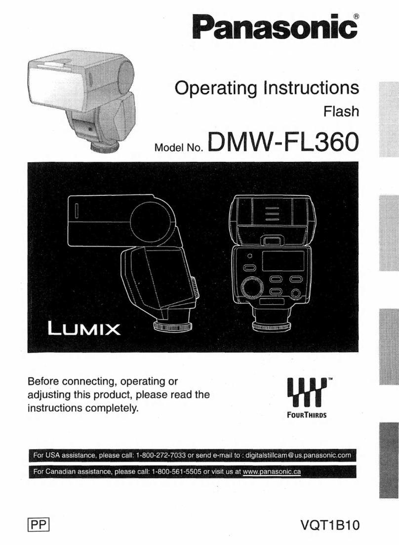 Panasonic FL360 - DMW - Hot-shoe clip-on Flash User manual