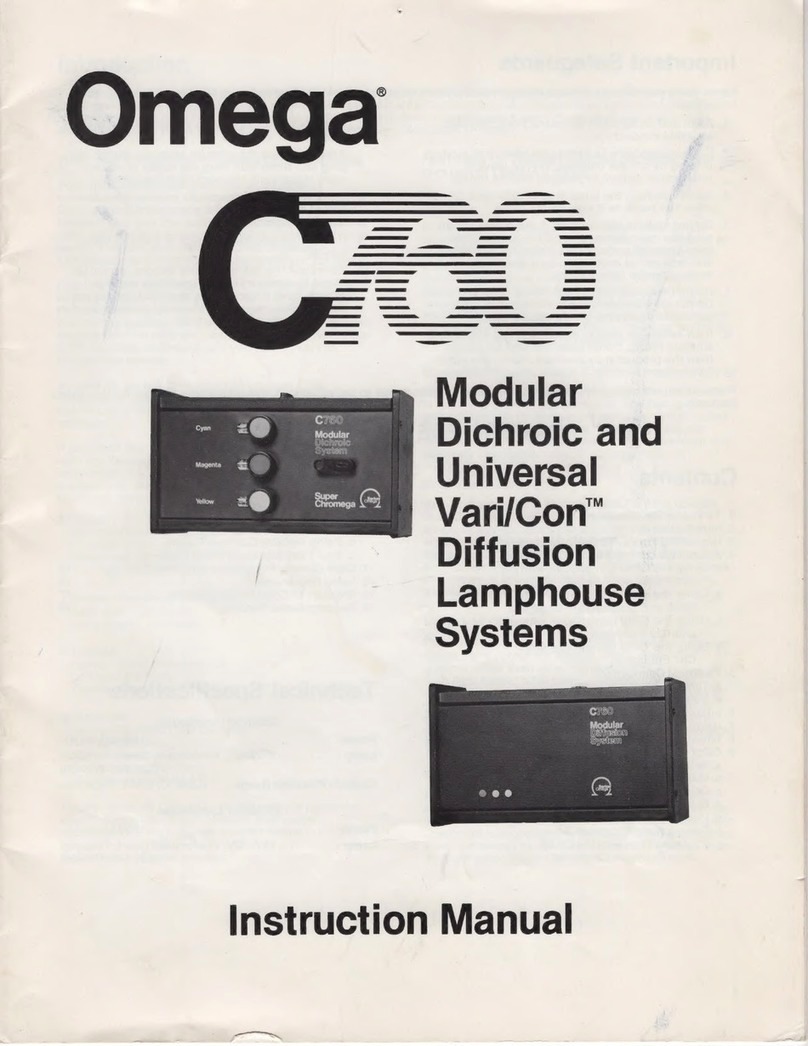 Omega C760 User manual