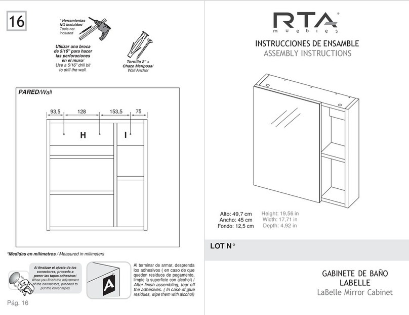 RTA LaBelle Assembly instructions RTA LaBelle Assembly instructions