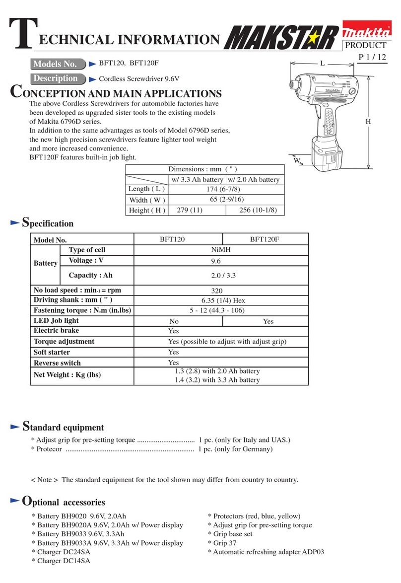 Makita BFT120F Manual