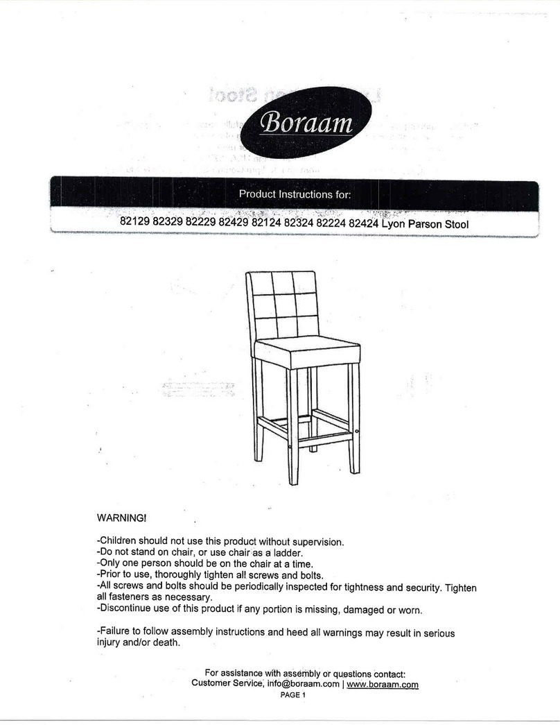 Boraam Lyon Parson 82129 Assembly instructions