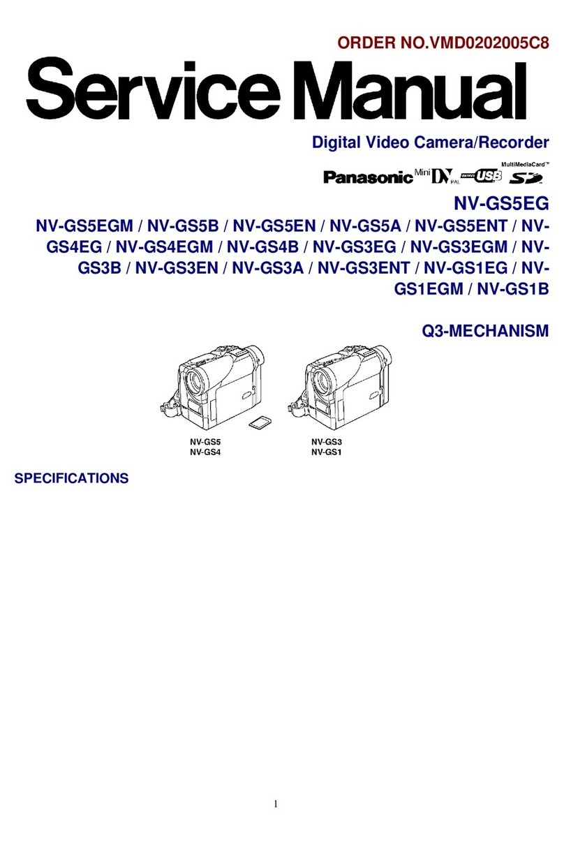 Panasonic NV-GS5EG Service manual
