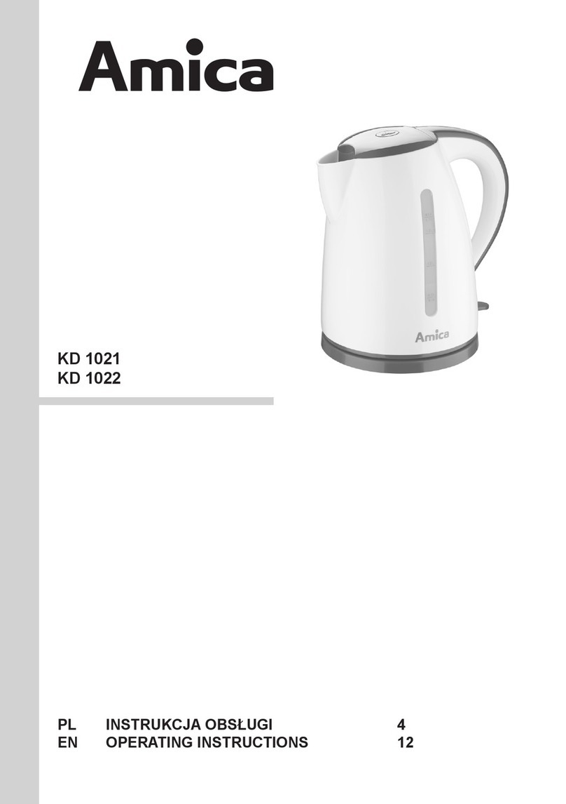 Amica KD 1021 operating instructions
