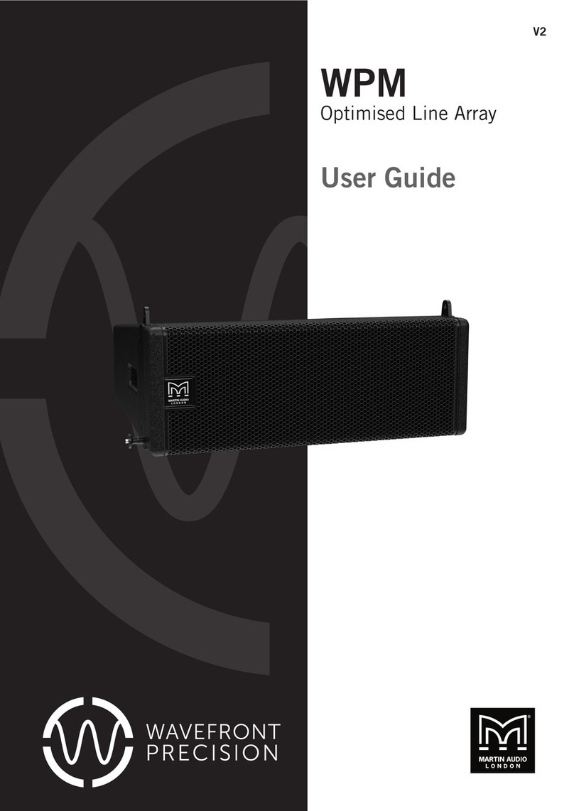 Martin Audio WAVEFRONT PRECISION WPM user guide
