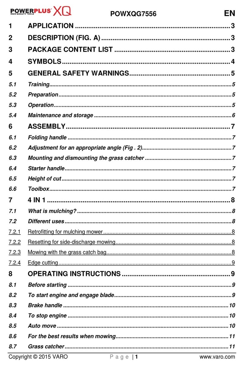 Powerplus XQ POWXQG7556 User manual Powerplus XQ POWXQG7556 User manual