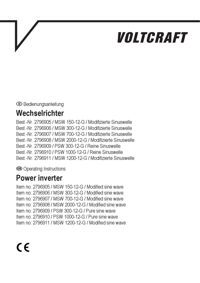 VOLTCRAFT MSW 150-12-G operating instructions