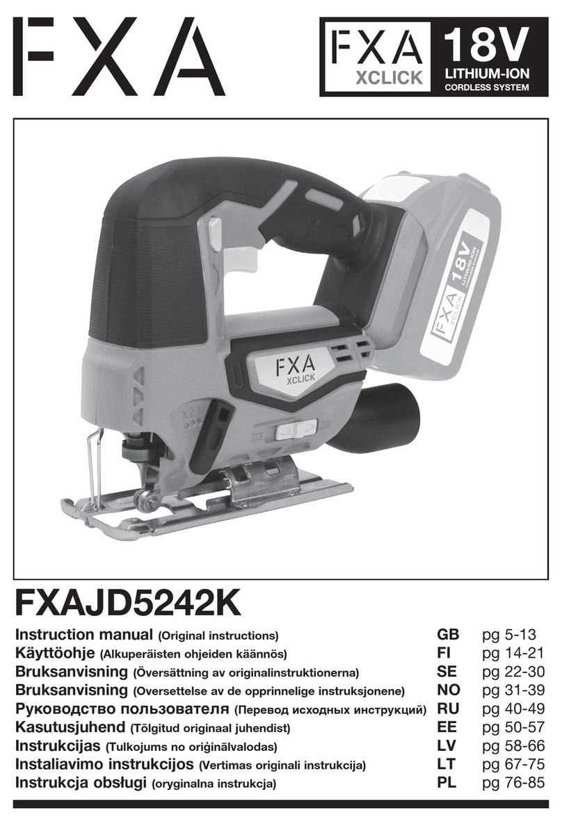 FXA FXAJD5242K instruction manual