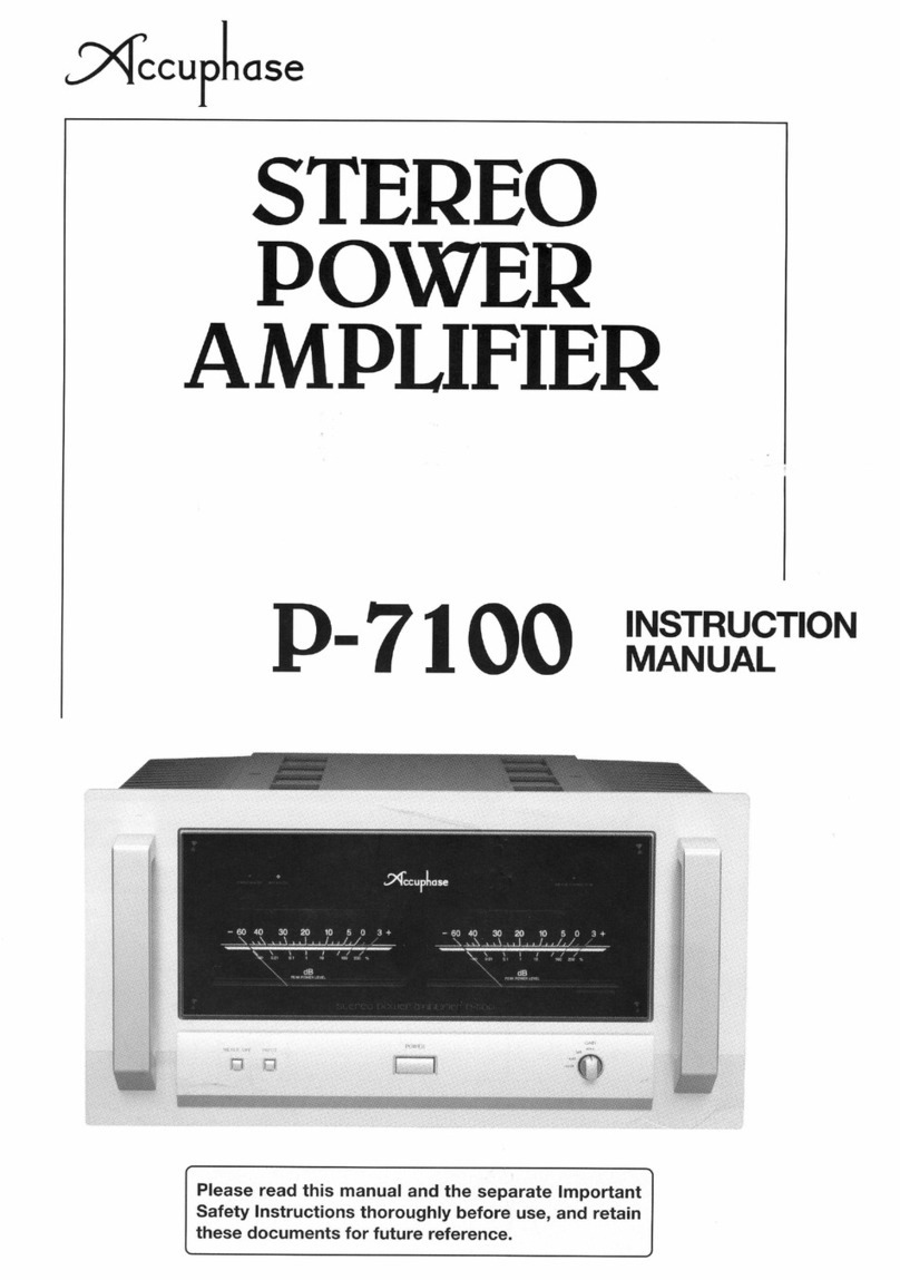 Accuphase P-7100 User manual