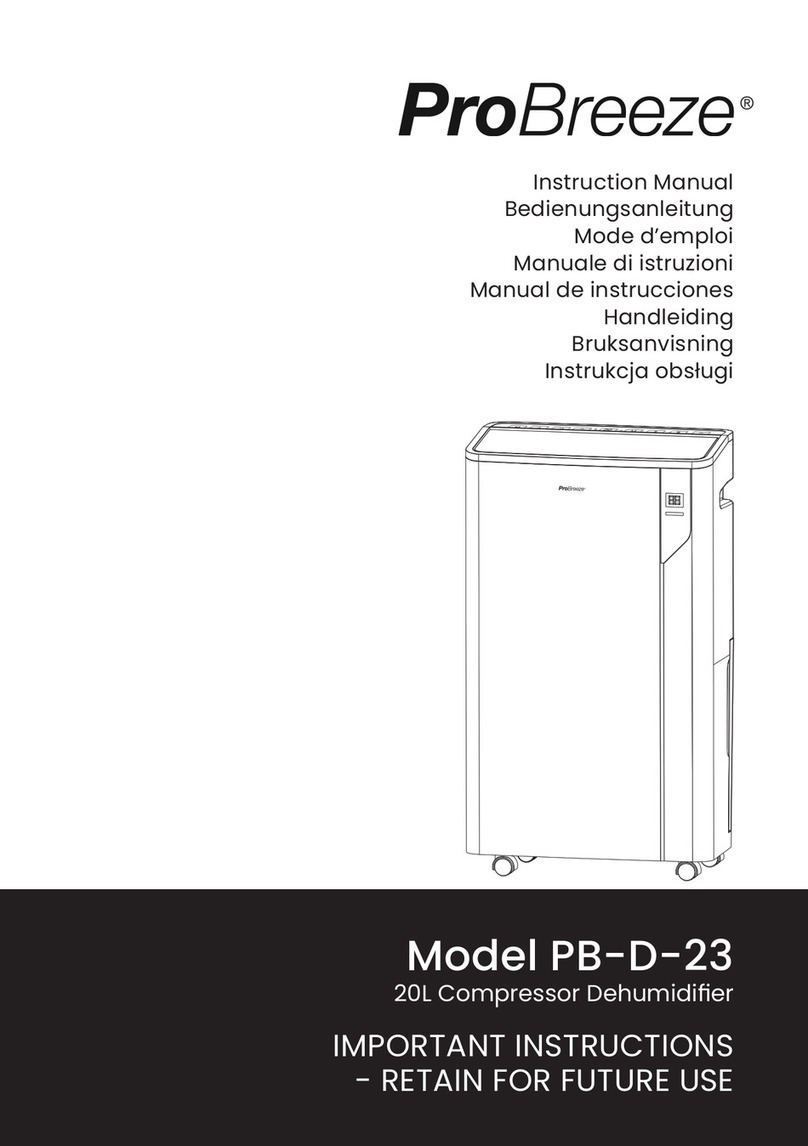 Pro Breeze PB-D-23 User manual