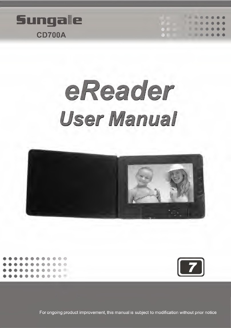 Sungale CD700A User manual Sungale CD700A User manual