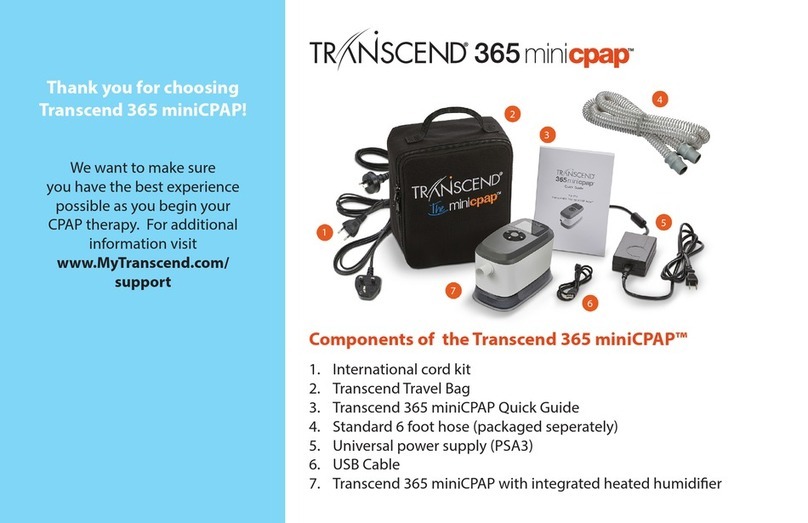 Transcend 365 miniCPAP Auto manual