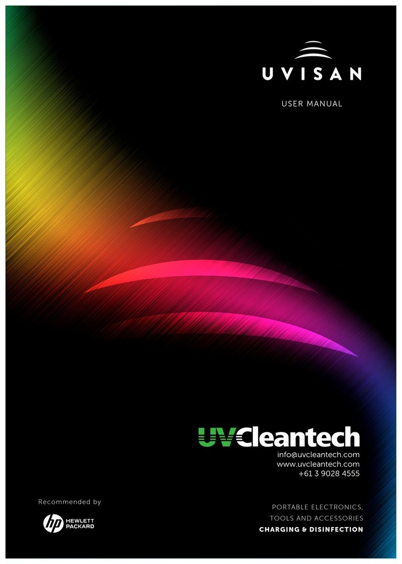 UVISAN UV Cleantech VR12 user manual