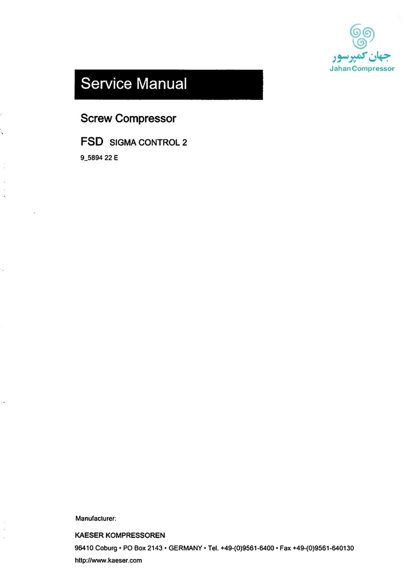 KAESER KOMPRESSOREN FSD SIGMA CONTROL 2 Service manual