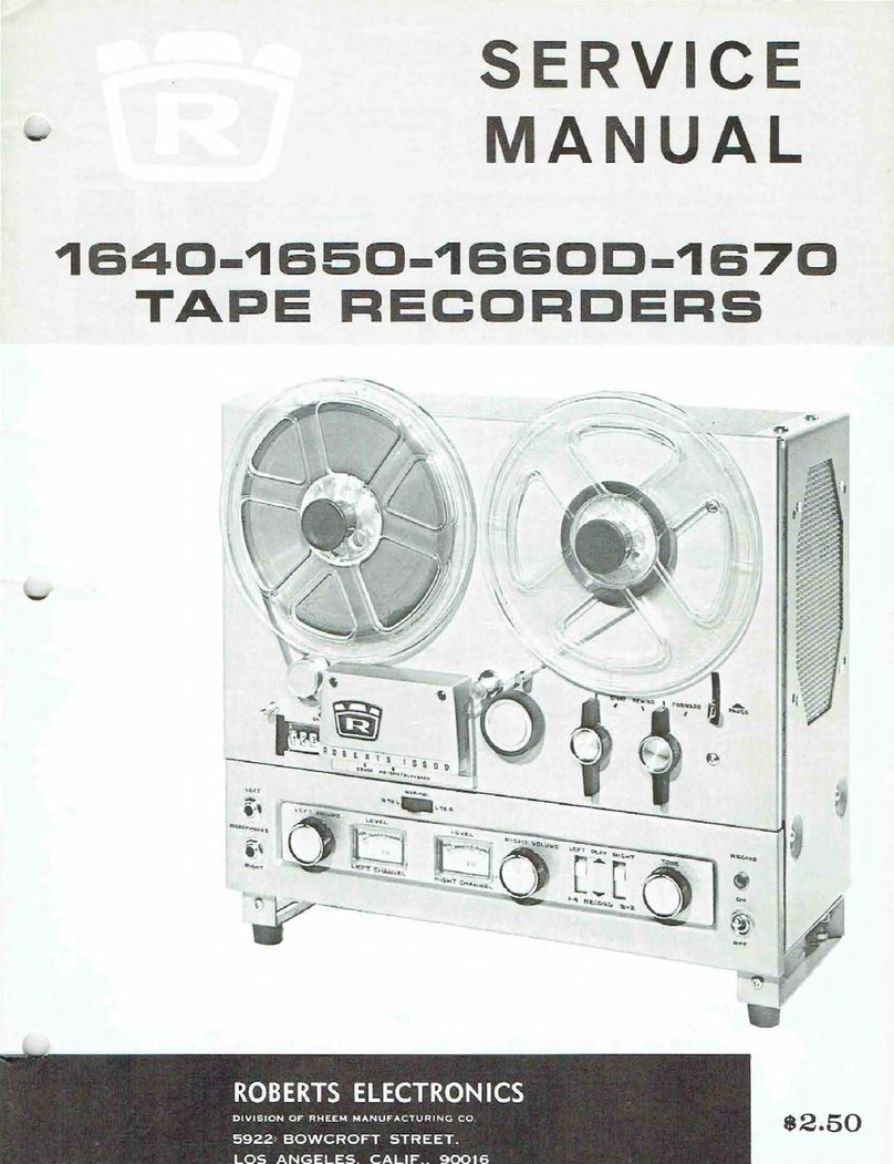 Roberts 1640 User manual