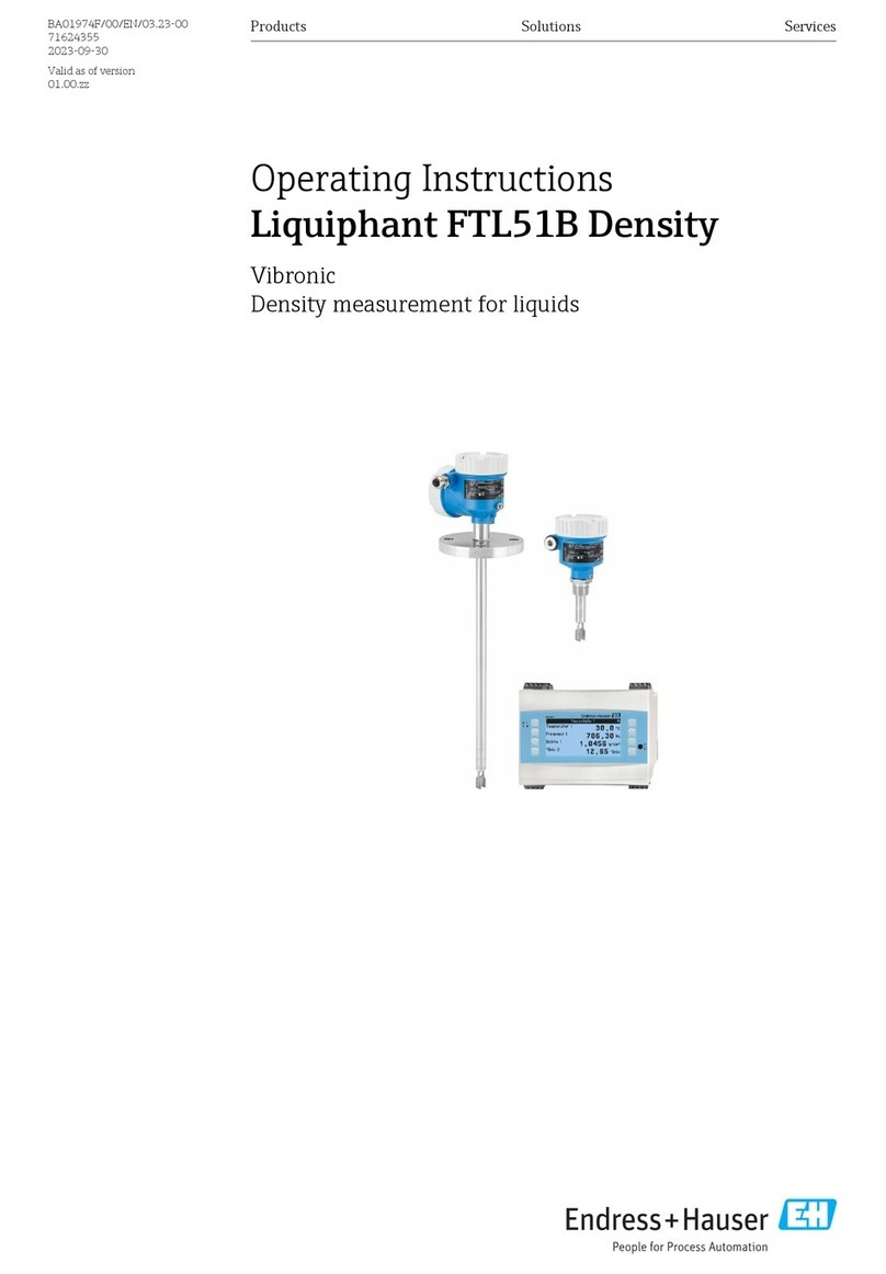 Endress+Hauser Liquiphant FTL51B User manual