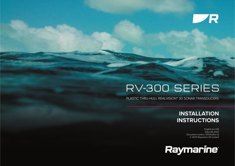 Raymarine RV-300 Series installation instructions
